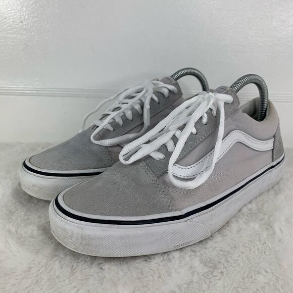 Vans Old Skool Grayscale Suede Canvas Shoes Men’s 7.5 / Women’s 9 - Picture 1 of 9